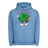 Pigment Pebble Blue so luckin boujee Urban Hoodie - MaliasSmallBusiness