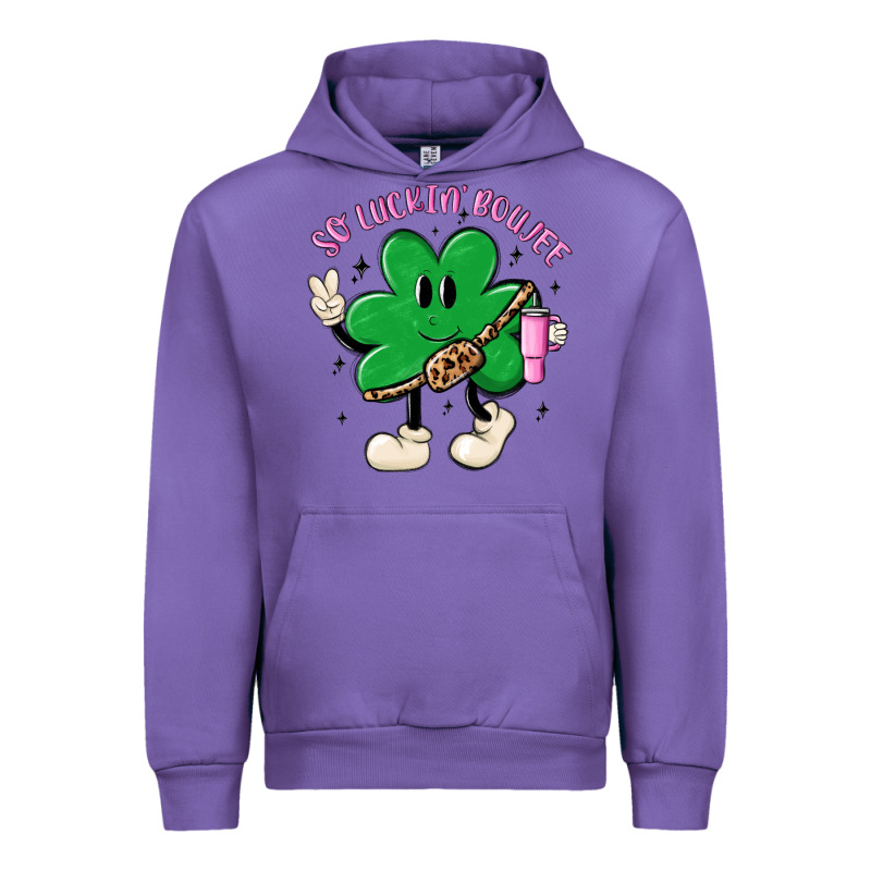 So Luckin Boujee Urban Hoodie by MaliasSmallBusiness | Teevron
