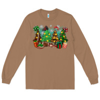 Toasted Coconut christmas trees with football Long Sleeve Tee - Zillion Design Studio