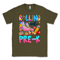 Army Green rolling into pre k grade Classic Tee - texasbilliewilder