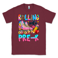Burgundy rolling into pre k grade Classic Tee - texasbilliewilder
