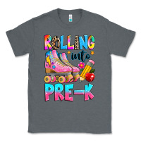 Charcoal Heather rolling into pre k grade Classic Tee - texasbilliewilder