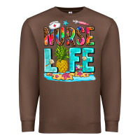 Chestnut nurse life summer Premium Sweatshirt - AdoDesignShop