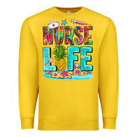 Lemon nurse life summer Premium Sweatshirt - AdoDesignShop