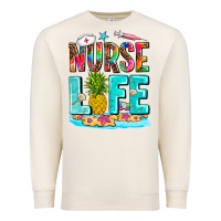 Sandshell nurse life summer Premium Sweatshirt - AdoDesignShop
