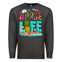 Smoke nurse life summer Premium Sweatshirt - AdoDesignShop