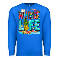 True Royal nurse life summer Premium Sweatshirt - AdoDesignShop