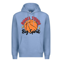 Colony Blue small town big spirit Premium Hoodie - MaliasSmallBusiness
