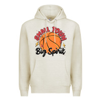 Oatmeal Heather small town big spirit Premium Hoodie - MaliasSmallBusiness
