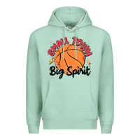 Seafoam small town big spirit Premium Hoodie - MaliasSmallBusiness