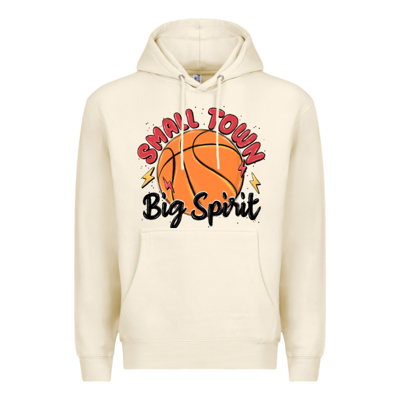 Small Town Big Spirit Premium Hoodie by MaliasSmallBusiness | Teevron