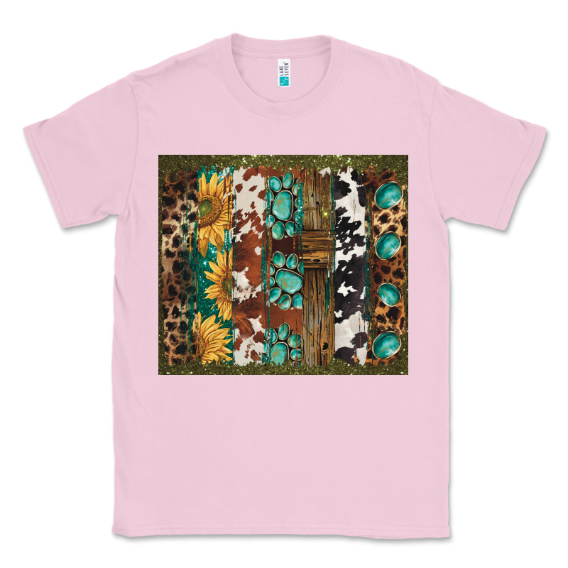 Western Patterns Brushstroke Classic Tee by BarkalooDesign | Teevron