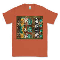 Copper western patterns brushstroke Classic Tee - BarkalooDesign