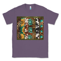 Lavender western patterns brushstroke Classic Tee - BarkalooDesign