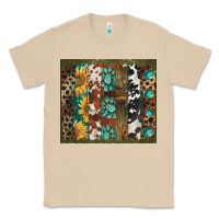 Mushroom western patterns brushstroke Classic Tee - BarkalooDesign