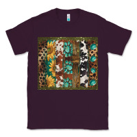 Plum western patterns brushstroke Classic Tee - BarkalooDesign