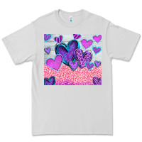 Dove Grey love Premium Tee - CowhideDigitalArt