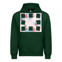 Forest Green add your text photo collage life Urban Hoodie - MaliasSmallBusiness