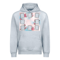 Heather Grey add your text photo collage life Urban Hoodie - MaliasSmallBusiness