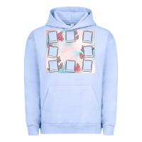 Pigment Grape Ice add your text photo collage life Urban Hoodie - MaliasSmallBusiness