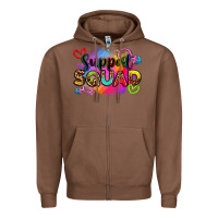 Chestnut support squad Zipper Hoodie - Zillion Design Studio