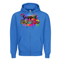 True Royal support squad Zipper Hoodie - Zillion Design Studio