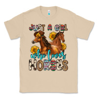 Mushroom just a girl who loves horses Classic Tee - Zillion Design Studio
