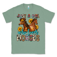Sage just a girl who loves horses Classic Tee - Zillion Design Studio