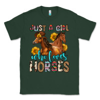 Sports Green just a girl who loves horses Classic Tee - Zillion Design Studio
