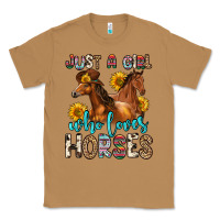 Toasted Coconut just a girl who loves horses Classic Tee - Zillion Design Studio