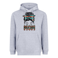 Heather Grey mom Heavyweight Hoodie - CowhideDigitalArt
