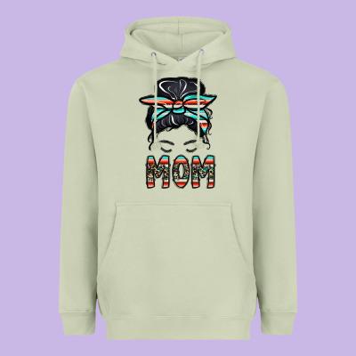Mom Heavyweight Hoodie Designed By Cowhidedigitalart
