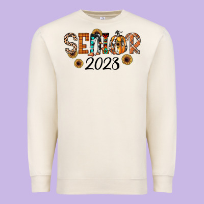 Senior 2023 Fall Premium Sweatshirt Designed By Jahusdesignshop