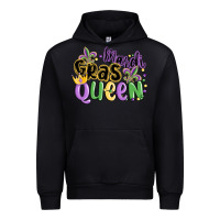 Black mardi gras queen Urban Hoodie - MaliasSmallBusiness