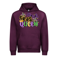 Mauve Wine mardi gras queen Urban Hoodie - MaliasSmallBusiness