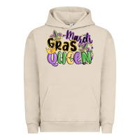 Pigment French Oak mardi gras queen Urban Hoodie - MaliasSmallBusiness