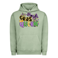 Pigment Oil Green mardi gras queen Urban Hoodie - MaliasSmallBusiness