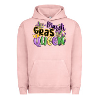 Pigment Salmon mardi gras queen Urban Hoodie - MaliasSmallBusiness
