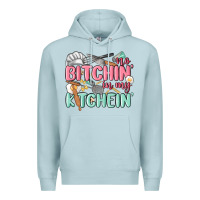 Blue Mist no bitchin in my kitchin Premium Hoodie - MaliasSmallBusiness