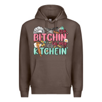 Coffee no bitchin in my kitchin Premium Hoodie - MaliasSmallBusiness