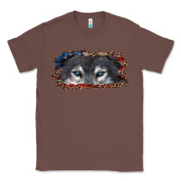 Chestnut wolf eyes american flag Classic Tee - RanaPortraitStore