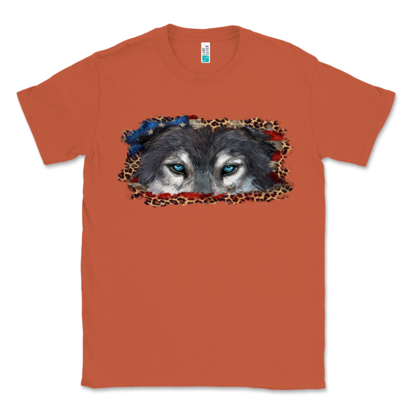 Wolf Eyes American Flag Classic Tee by RanaPortraitStore | Teevron