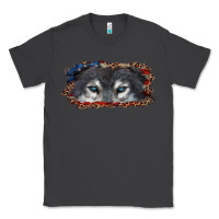 Smoke wolf eyes american flag Classic Tee - RanaPortraitStore