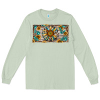 Matcha western sunflower and gemstone license plate Long Sleeve Tee - RanaPortraitStore