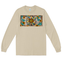 Mushroom western sunflower and gemstone license plate Long Sleeve Tee - RanaPortraitStore