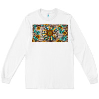 White western sunflower and gemstone license plate Long Sleeve Tee - RanaPortraitStore