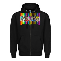 Pride Barcode Zipper Hoodie | Teevron