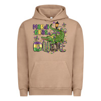 Pigment Burro mardi gras dude alligator Urban Hoodie - MaliasSmallBusiness