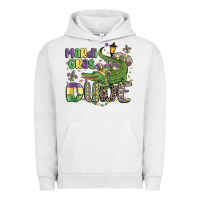 Pigment Lunar Rock mardi gras dude alligator Urban Hoodie - MaliasSmallBusiness