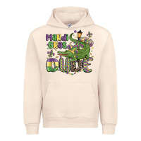 Sandshell mardi gras dude alligator Urban Hoodie - MaliasSmallBusiness